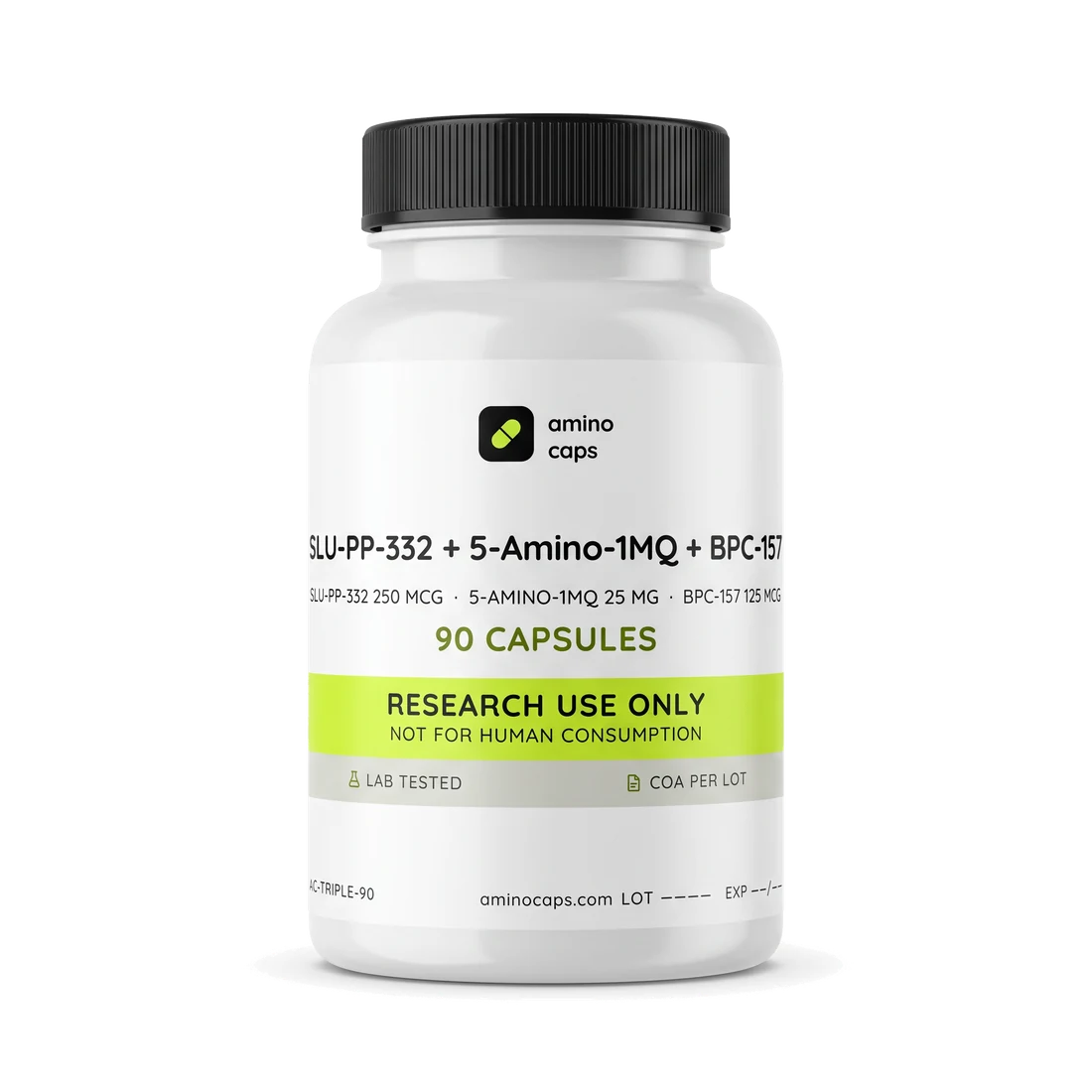 SLU-PP-332 + 5-Amino-1MQ + BPC-157, 90 capsules